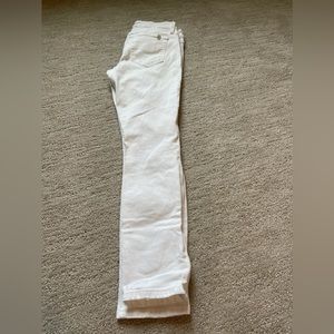 White Joes Jeans size 26. Distressed.